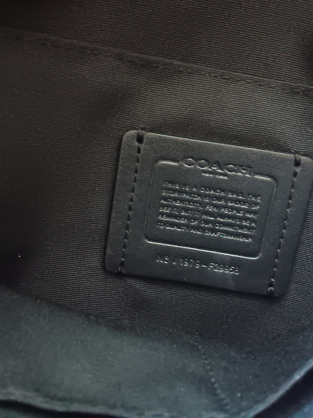 Coach Signature Canvas Tote Bag - Black/Gray - Picture 5 of 6
